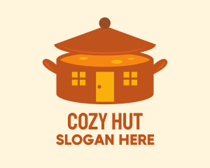 Home Cooking Soup Pot logo design