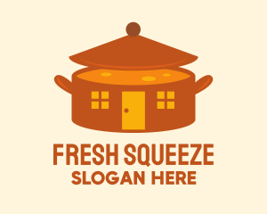 Home Cooking Soup Pot logo design