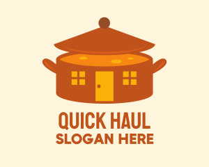 Home Cooking Soup Pot logo design