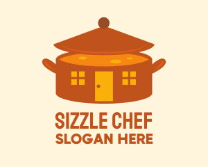 Home Cooking Soup Pot logo design