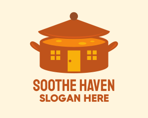 Home Cooking Soup Pot logo design