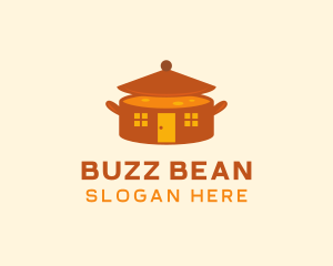 Home Cooking Soup Pot logo design