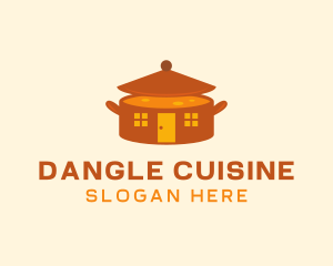 Home Cooking Soup Pot logo design