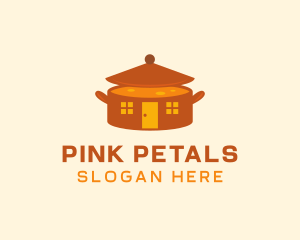 Home Cooking Soup Pot logo design