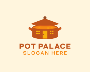 Home Cooking Soup Pot logo design