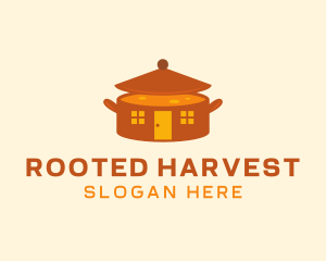 Home Cooking Soup Pot logo design