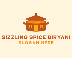 Home Cooking Soup Pot logo design