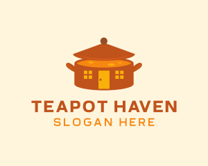 Home Cooking Soup Pot logo design