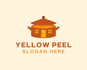 Home Cooking Soup Pot logo design