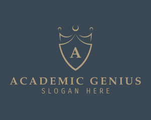 Crown Shield Academy logo design