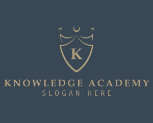 Crown Shield Academy logo design