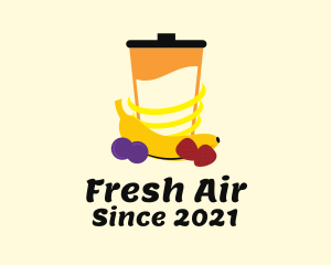 Fresh Fruit Blender  logo design