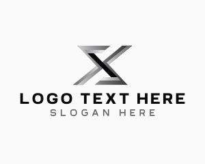 Digital Firm Tech Letter X logo