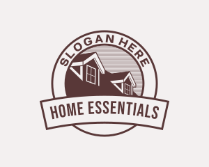 Home Roofing Construction logo design