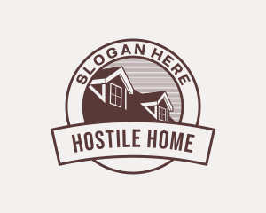 Home Roofing Construction logo design