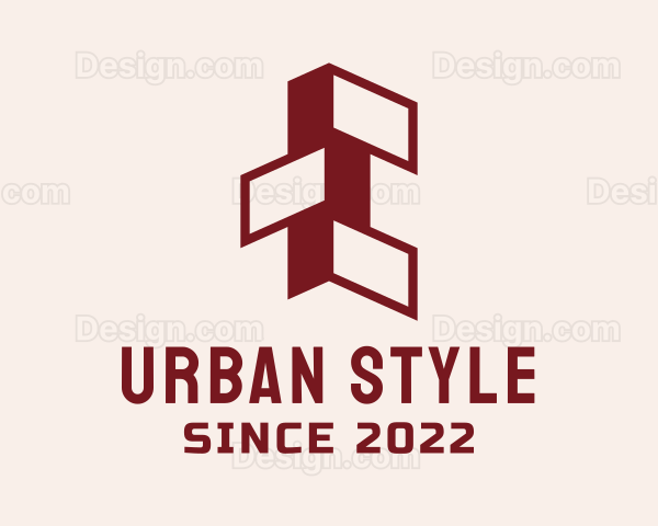 Property Construction Brick Logo
