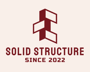 Property Construction Brick logo design