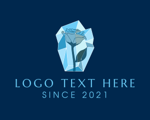 Frozen Ice Rose logo