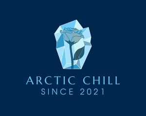 Frozen Ice Rose logo