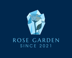 Frozen Ice Rose logo