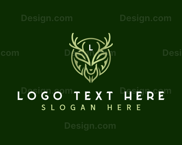 Wild Reindeer Antler Logo