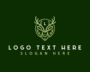 Wild Reindeer Antler Logo