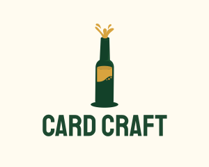 Beer Bottle Brewer logo design