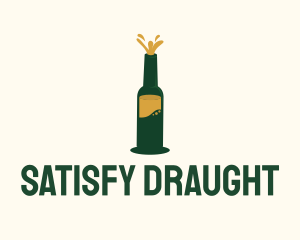 Beer Bottle Brewer logo design