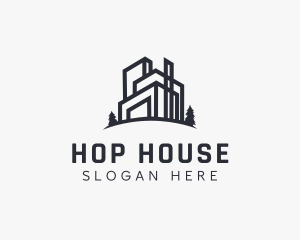 Modern Residential House logo design