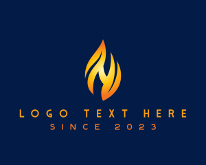 Food - Fire Flame logo design