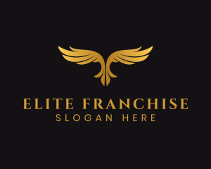 Luxury Bird Wings logo design