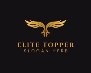 Luxury Bird Wings logo design