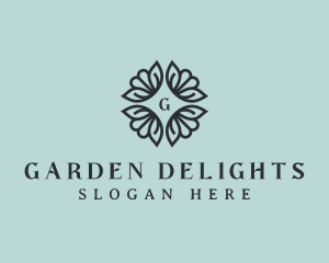 Feminine Spa Flower  logo design