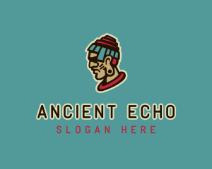 Ancient Tribe Man logo design