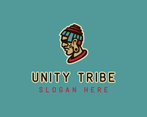 Ancient Tribe Man logo
