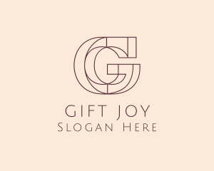 Luxury Fashion Letter G  logo design