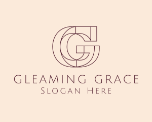 Luxury Fashion Letter G  logo design