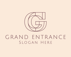 Luxury Fashion Letter G  logo design