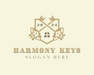 Residential Property Key logo design