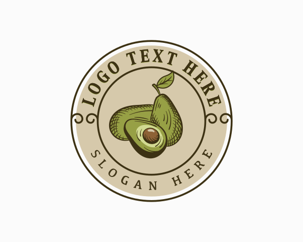 Homegrown Avocado Fruit logo