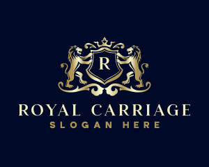 Royal Lion Crown logo design