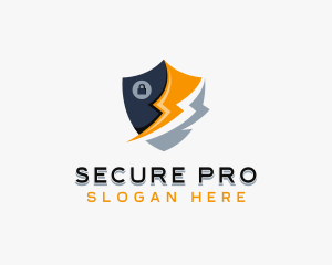 Cyber Security Shield logo design