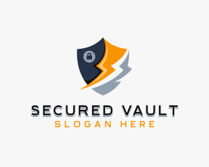 Cyber Security Shield logo design