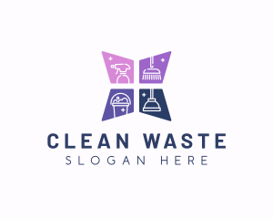 Clean Housekeeping Service logo design