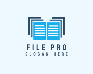 Paper Document Files logo design