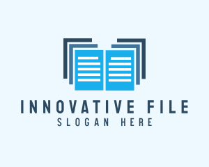 Paper Document Files logo design