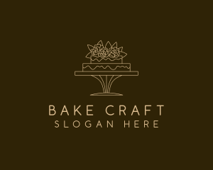 Floral Cake Patisserie logo design