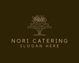 Floral Cake Patisserie logo design