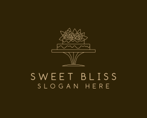 Floral Cake Patisserie logo design