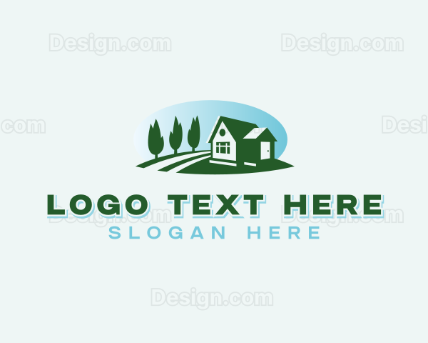 Residential Lawn Landscaping Logo